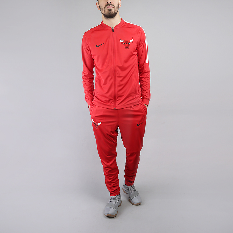 мужской красный спортивный костюм Nike Chicago Bulls Dry NBA Track Suit 923080-657 - цена, описание, фото 1